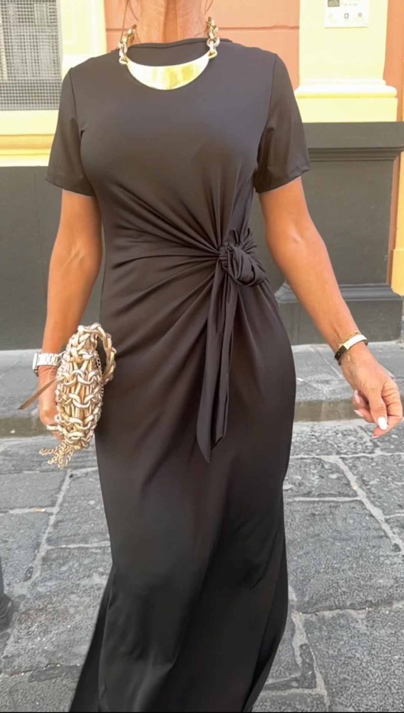 VESTITO NODO nero