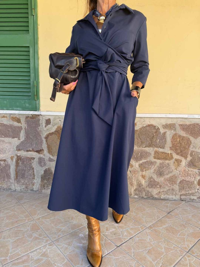 VESTITO FUSCIACCA blu