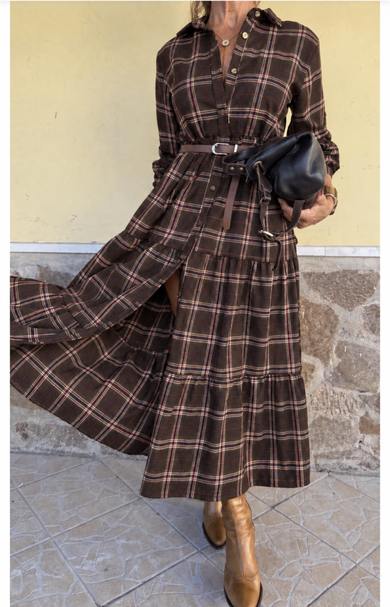 CACHEMIRE SCOZZESE marrone