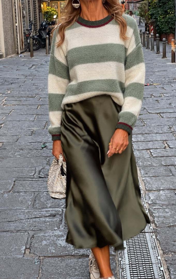 Pullover Fascia Verde