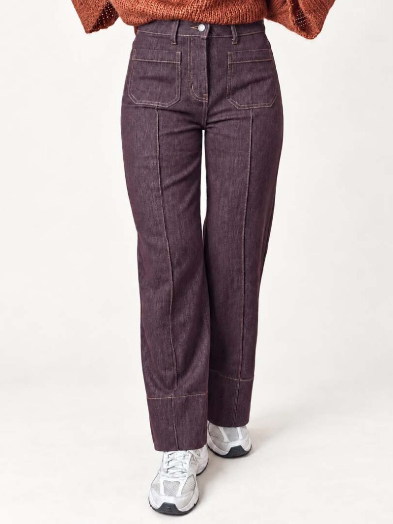 JEANS BORGOGNA