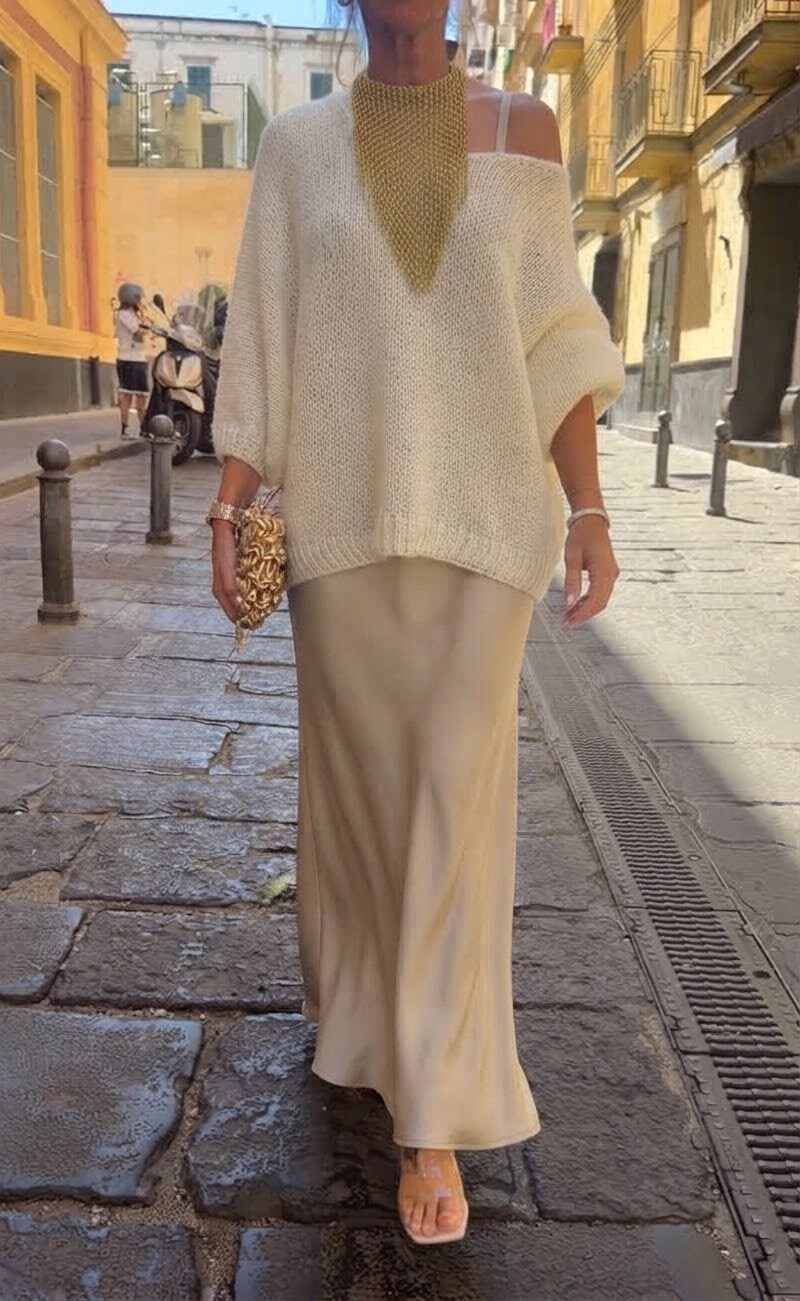 PULLOVER BIG bianco