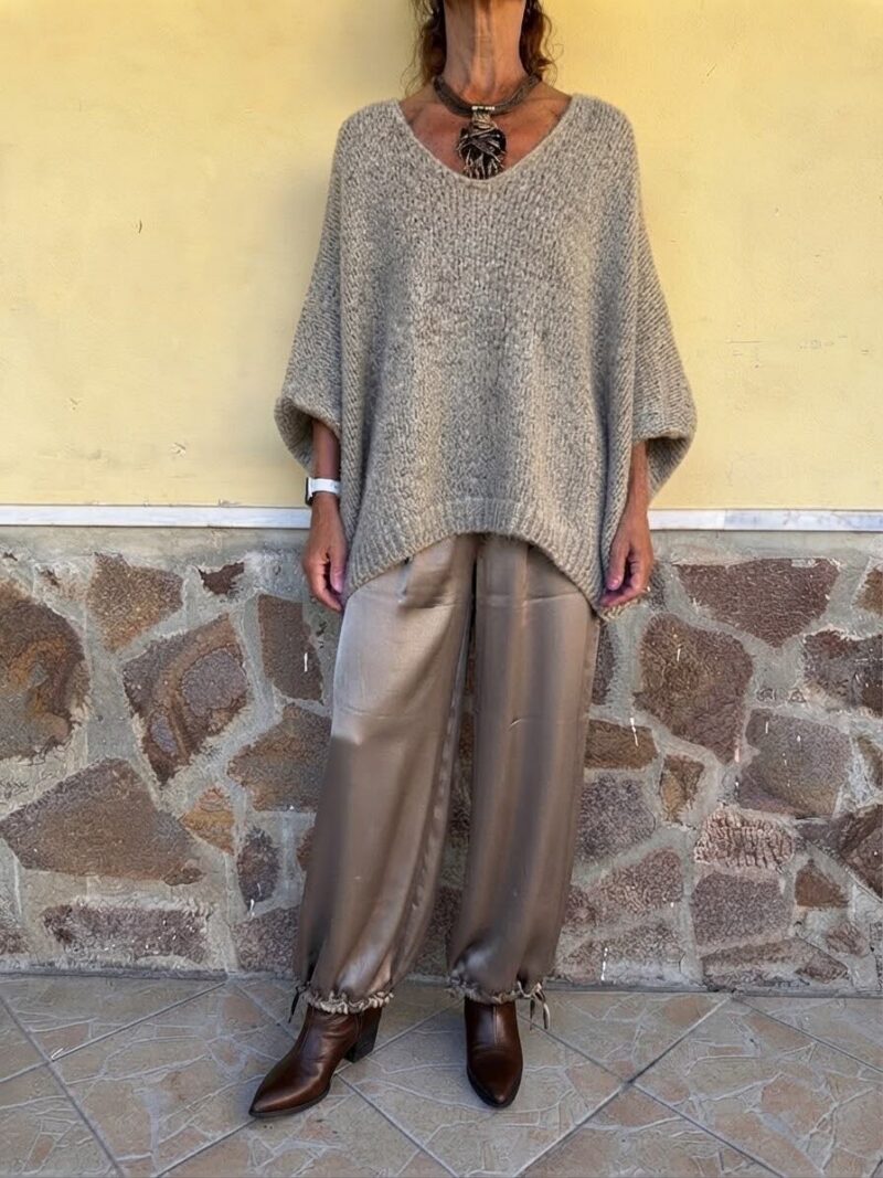 PULLOVER BIG tortora